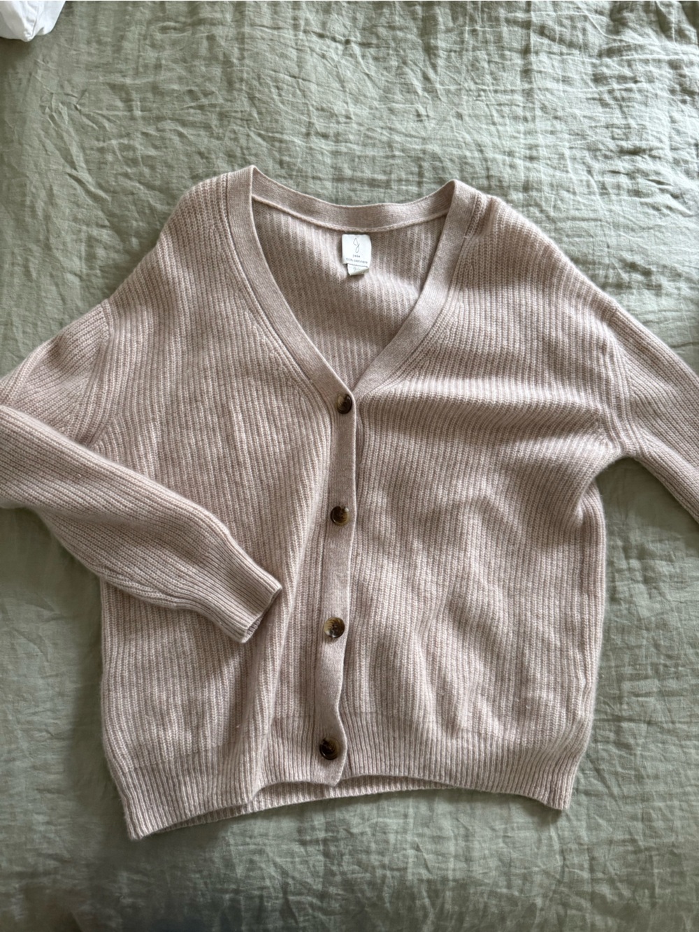 Joie 100% Cashmere Button-Front Top